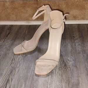Forever 21 tan heels Sz 8.5